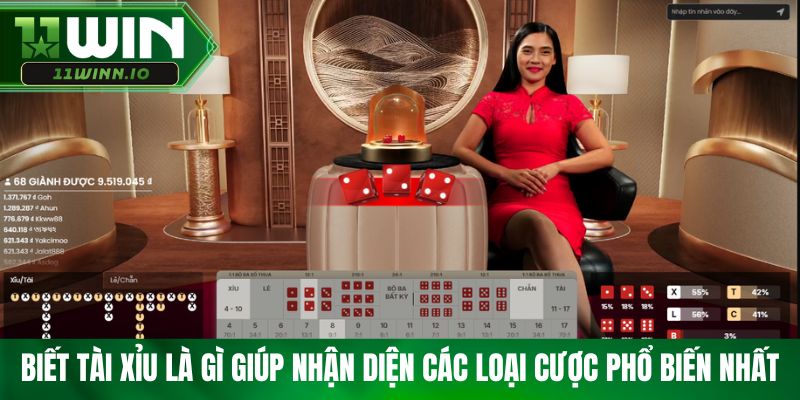 Biết tài xỉu là gì giúp nhận diện các loại cược phổ biến nhất