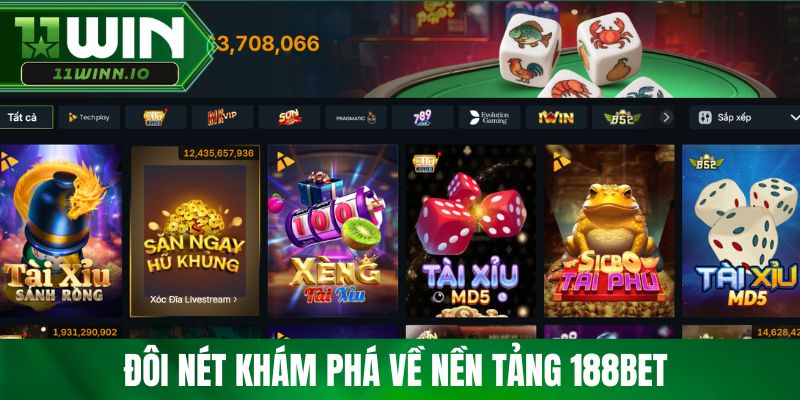 Đôi nét khám phá về nền tảng 188bet 