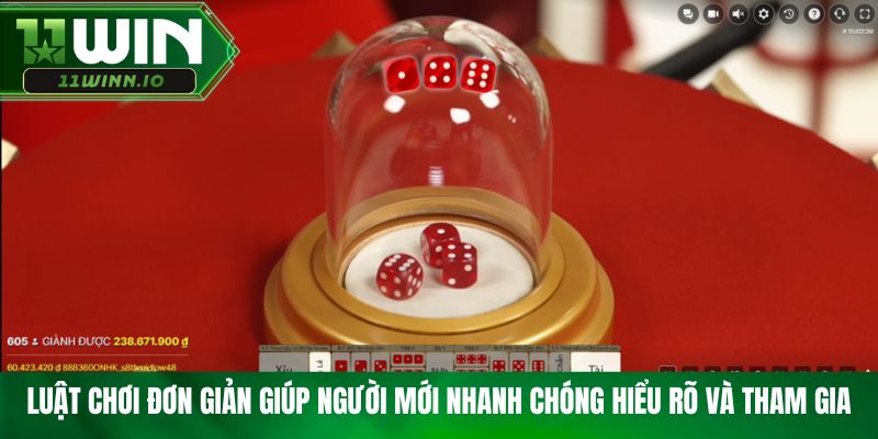 Luật chơi đơn giản giúp người mới nhanh chóng hiểu rõ và tham gia